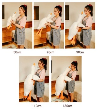 Плюшевая подушка-талисман «Гусь» MOVING GOOSE 50 см