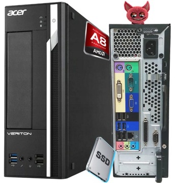 ACER VERITON X4110G A8 3,8GH 4/240SSD LPT COM Ws10