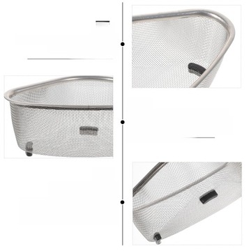 ZBIORNIK ŻYWNOŚCI SITKO ZLEW KOSZ NA ODPADY OPRÓŻNIANIE