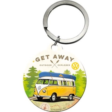 Nostalgic-Art brelok ze stali VW Bulli - Let`s Get Away