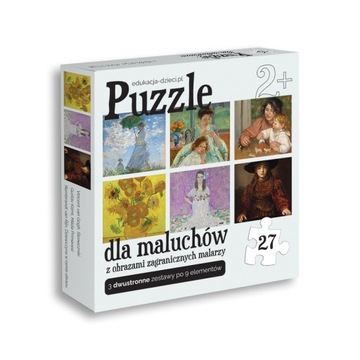 Puzzle dla maluchów - obrazy zagranicznych malarzy - POLSKI PRODUKT!