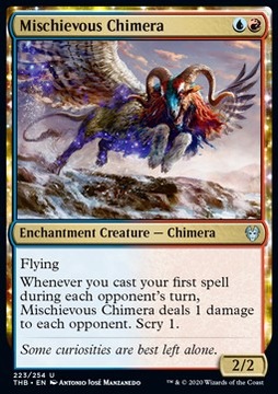 Mischievous Chimera - Theros Beyond Death