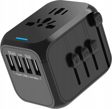 ПУТЕШЕСТВЕННЫЙ АДАПТЕР БЛОК ПИТАНИЯ ТУРИСТИЧЕСКАЯ USB-РОЗЕТКА