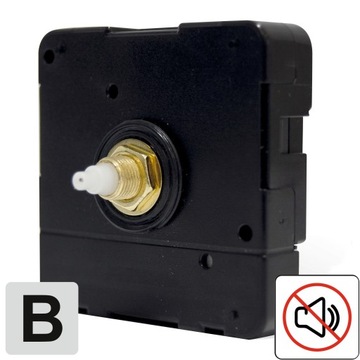 MECHANIZM B zegar cichy PŁYNĄCY FLEXISTYLE