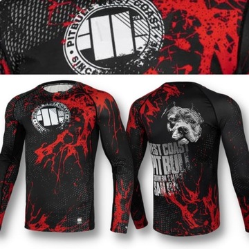 KOSZULKA BLUZA MĘSKA PIT BULL LONGSLEEVE Z DŁUGIM RĘKAWEM PITBULL