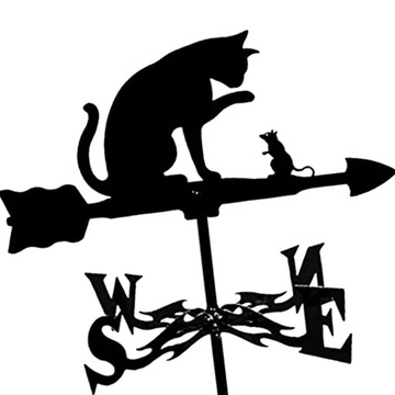 Флюгер Флюгер Арт высотой 75 см в классическом стиле кошки-мышки