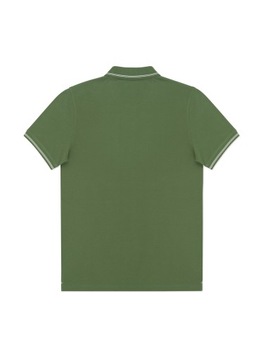 Zestaw 3 t-shirtów męskich polo biały, niebieski, zielony PAKO LORENTE XL