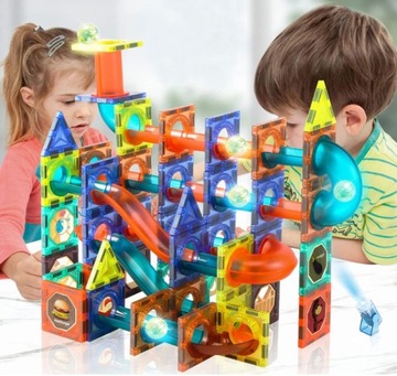 МАГНИТНЫЕ КОНСТРУКЦИОННЫЕ БЛОКИ СВЕТЯЩАЯСЯ ДОРОЖКА 110e