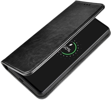 КОЖАНЫЙ чехол MAGNET GLASS для REALME 9 (RMX3521)
