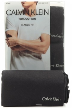 Koszulka męska T-shirt Calvin Klein 3pack 3pak Trzypak