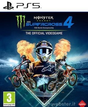 MONSTER ENERGY SUPERCROSS 4 PS5 NOWA
