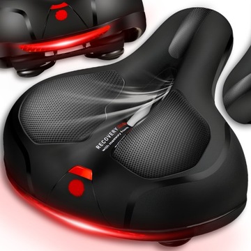 SIODEŁKO ROWEROWE MontaVelo ŻELOWE ANTYWSTRZĄSOWE UNIWERSALNE Comfort+