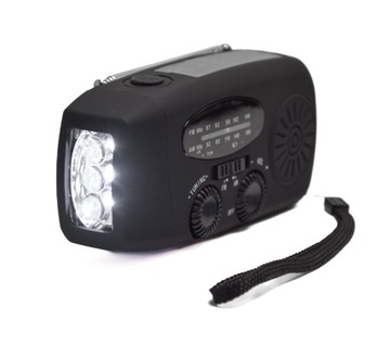 АВАРИЙНЫЙ ФОНАРЬ CRANK RADIO SOLAR POWERBANK