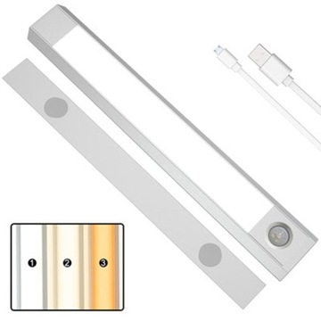LAMPA LISTWA OŚWIETLENIOWA LED CZUJNIK RUCH
