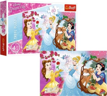 PUZZLE 60 EL DISNEY PRINCESS BAL KSIĘŻNICZEK TREFL