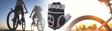 Мужские гелевые велосипедные перчатки без пальцев, дышащие для велоспорта MTB XL