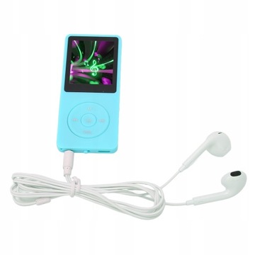 ODTWARZACZ MP3 MP4 8GB 30H NIEBIESKI