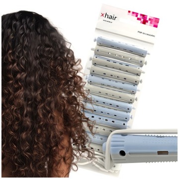 CATZY BALLERINA ZESTAW trwała ondulacja włosów z grubymi wałkami papierkami