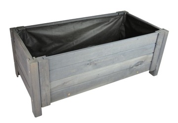 ДЕРЕВЯННЫЙ ЦВЕТОЧНЫЙ ГОРШОК, деревянная коробка, 80 см