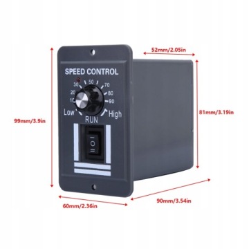 КОНТРОЛЛЕР СКОРОСТИ ДВИГАТЕЛЯ DC УПРАВЛЕНИЕ ДЖОЙСТИКОМ PWM DC 12-60V 40A