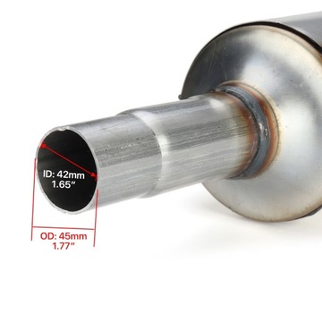 КАТАЛИЗАТОР УНИВЕРСАЛЬНЫЙ В СБОРЕ ЕВРО 2 45ММ