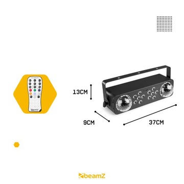 Efekt świetlny LED LightBox7 2-w-1 RGBAWP Beamz
