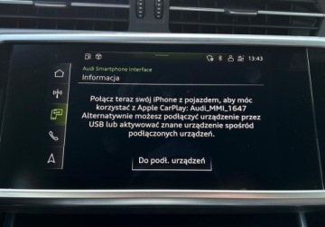 Audi A7 C8 Sportback 2.0 45 TFSI 265KM 2021 Audi A7 Sportback 45 TFSI 265KM Quattro S-tronic, GPS, Tempomat, Fotel z p, zdjęcie 32
