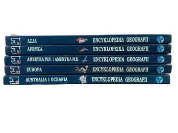 ENCYKLOPEDIA SZKOLNA GEOGRAFICZNA - 5 TOMÓW