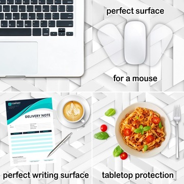 Mata ochronna na biurko 120x60 abstrakcja pasy