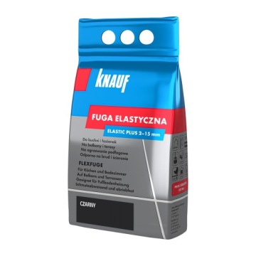 Затирка эластичная КНАУФ, черная, 1,5 кг, балкон, терраса, пол с подогревом. черный