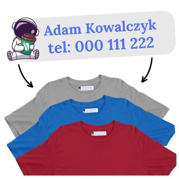 Железные бейджи на детскую одежду для детского сада