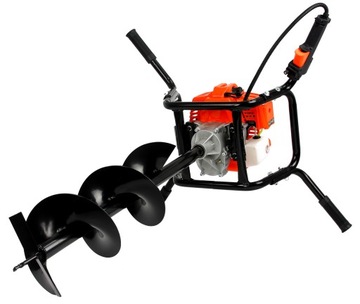 БЕНЗИНОВАЯ БУРА НА 2 ЧЕЛОВЕКА + 3 БУРА 10/15/20 СМ + МАСЛО