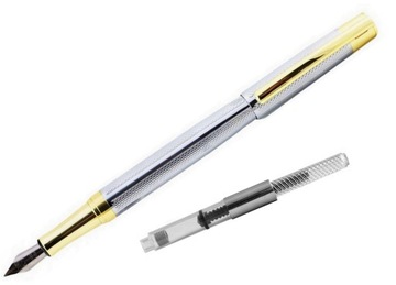 PIÓRO WIECZNE CHROM DECOR GT__CAŁE METAL + TŁOCZEK