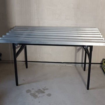 РАБОЧИЙ СТОЛ ДЛЯ ПЛИТКИ 150 x 90 см СКЛАДНАЯ РАМА ИЗ АЛЮМИНИЕВЫХ ПРОФИЛЕЙ