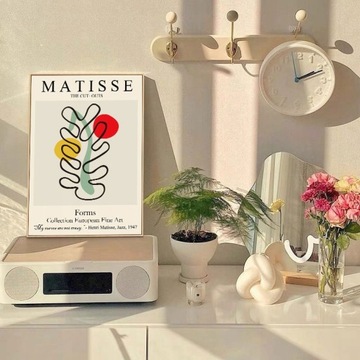 Абстрактное Настенное Искусство Матисс Плакат Line Face Co