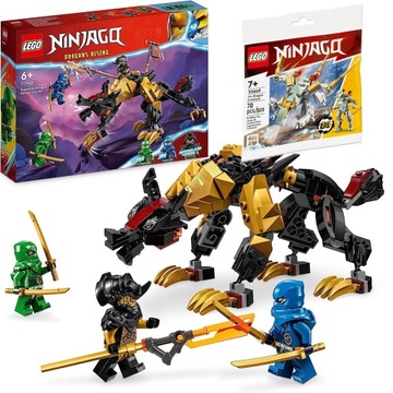 LEGO Ninjago Ogar Łowców Smoków 71790 + Lodowy smok 30649