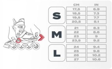 РОЛИКОВЫЕ КОНЬКИ РОЛИКОВЫЕ РОЛИКИ МЕТЕОР 4в1 S 30-33