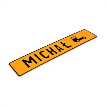 Номерные знаки ДУБАЙ, набор из 2 алюминиевых деталей.