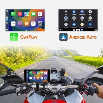 Камера для мотоцикла, передняя, ​​задняя, ​​радио, CarPlay, Android Auto ORLLO F83