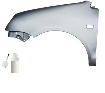 Błotnik VW Polo 9N kolor LA7W 01-05 lewy + 50ml lakier zaprawka