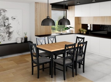 Белый деревянный кухонный стул для кухни-столовой