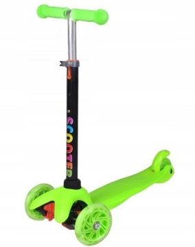 HULAJNOGA TRÓJKOŁOWA BALANSOWA SKRĘTNE KOŁA LED