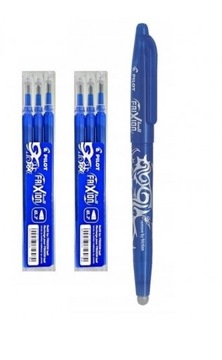 Pilot frixion zestaw clicker + 6 wkładów pióro