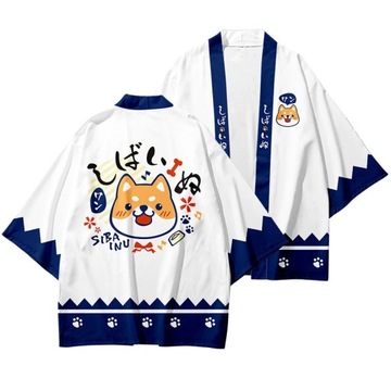 KIMONO MĘSKIE LETNIE SZLAFROK JAPOŃSKIE TRADYCYJNE KARDIGAN JAPOŃSKI WZÓR