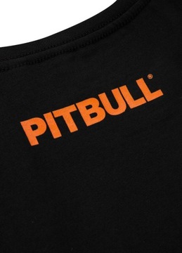 Pit Bull T Shirt Tričko Orange Dog 24 Black XL