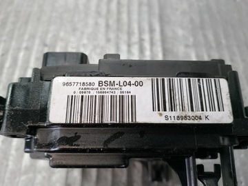 МОДУЛЬ BSM CITROEN C5 LIFT 04-08 9657718580 BSM-L04-00 S118983004K 1.8 16V