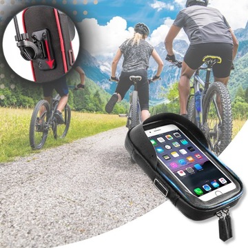 Держатель для велосипедного телефона на руле, чехол, чехол, водонепроницаемая сумка.