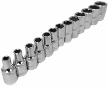 YATO - NASADKI KRÓTKIE 1/4' ZESTAW NASADEK 4-14MM