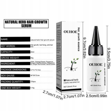 OUHOE Масло для роста волос 20 мл