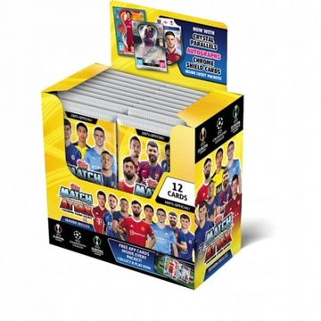 TOPPS MATCH ATTAX UEFA 2021/22 10 saszetek 120 kart exclusive gold limited